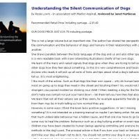 Review of "Understanding the silent communication of dogs" by Rosie Lowry, in OurDogs.co.uk newsletter